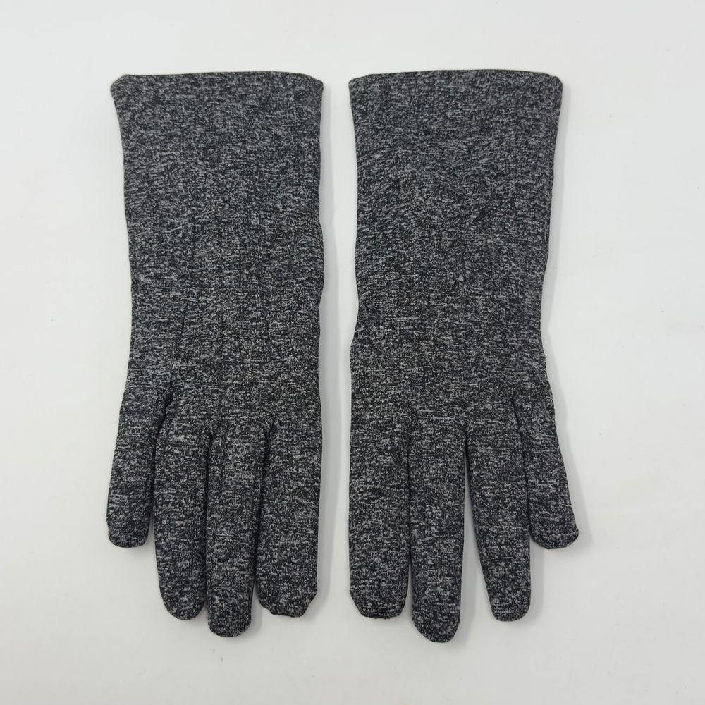 Isotoner Womens SmarTouch Gray Marl Spandex‎ Gloves Fleece Lined Grip 21524 OS - Picture 4 of 7